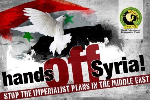 Ανακοίνωση ΠΟΔΝ σχετικά με τα ιμπεριαλιστικά σχέδια για στρατιωτική επέμβαση στη Συρία.
